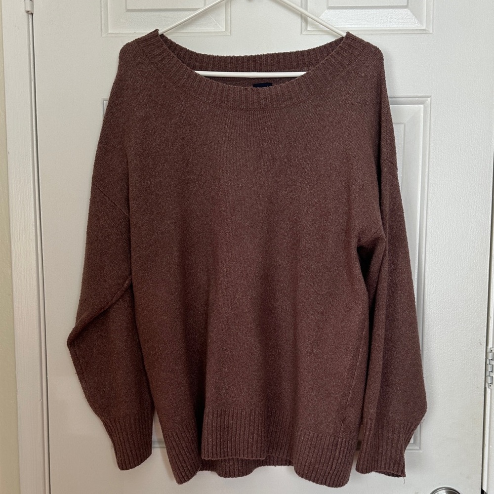 Gap, Cozy Light Purple Women's Sweater, Women’s Large Petite